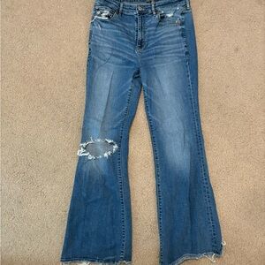 AE flare jeans, size 8R